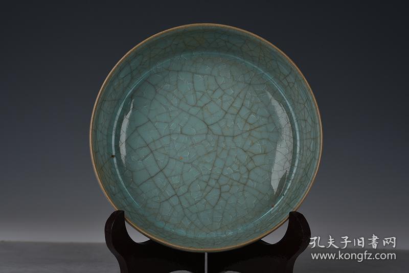 北宋汝窑天青釉冰裂纹圆洗28