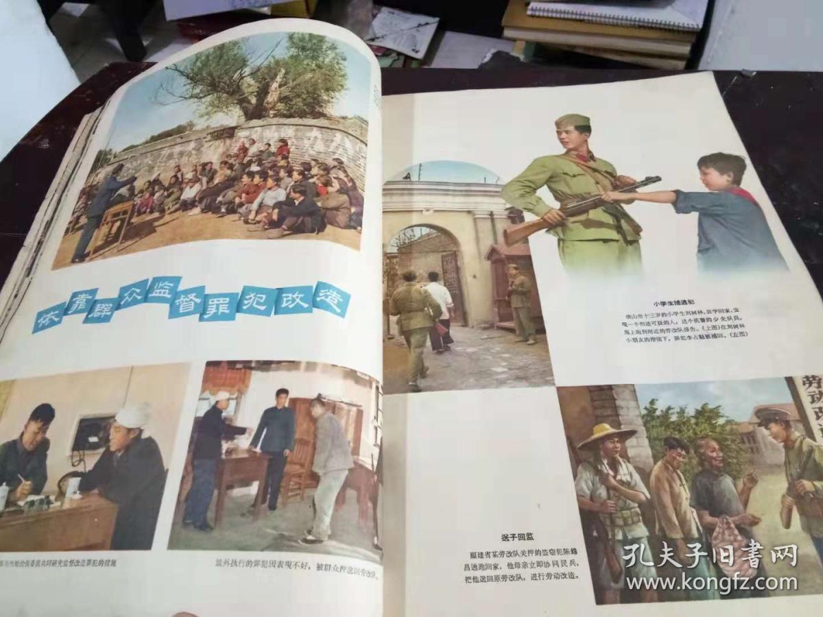 全国劳动改造罪犯工作展览会画册 一版一印 出
