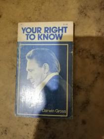 YOUR RIGHT TO KNOW