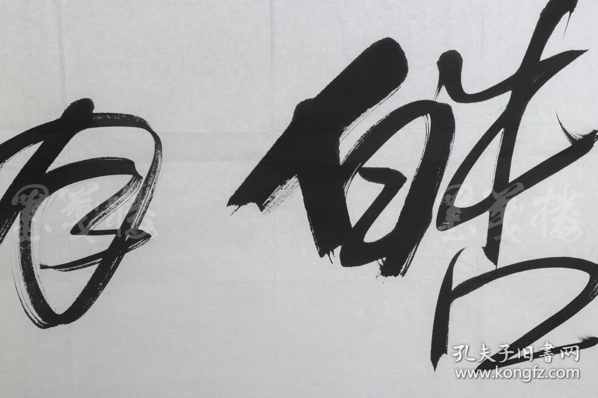 当代著名书画家诗人学者孙大愚书法作品皓月禅心一幅纸本软片约80平尺