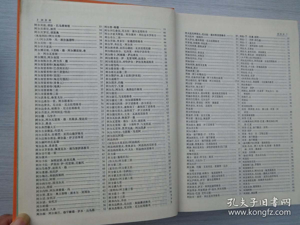 世界历史百科全书.人物卷(16开精装1992年12月1版1印)