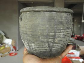 罐子 坛子 黑陶罐 民俗老物件 陶器