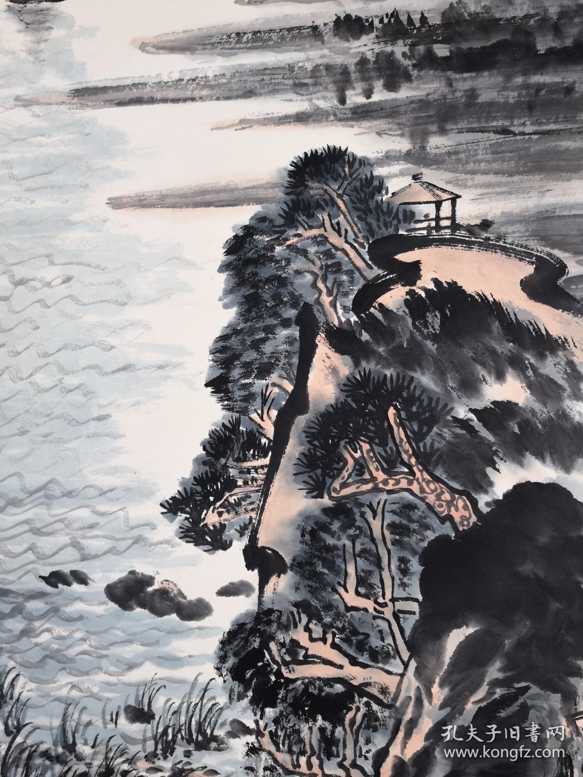 中国现代著名国画大师【陆俨少】之五,山水画, 艺术品