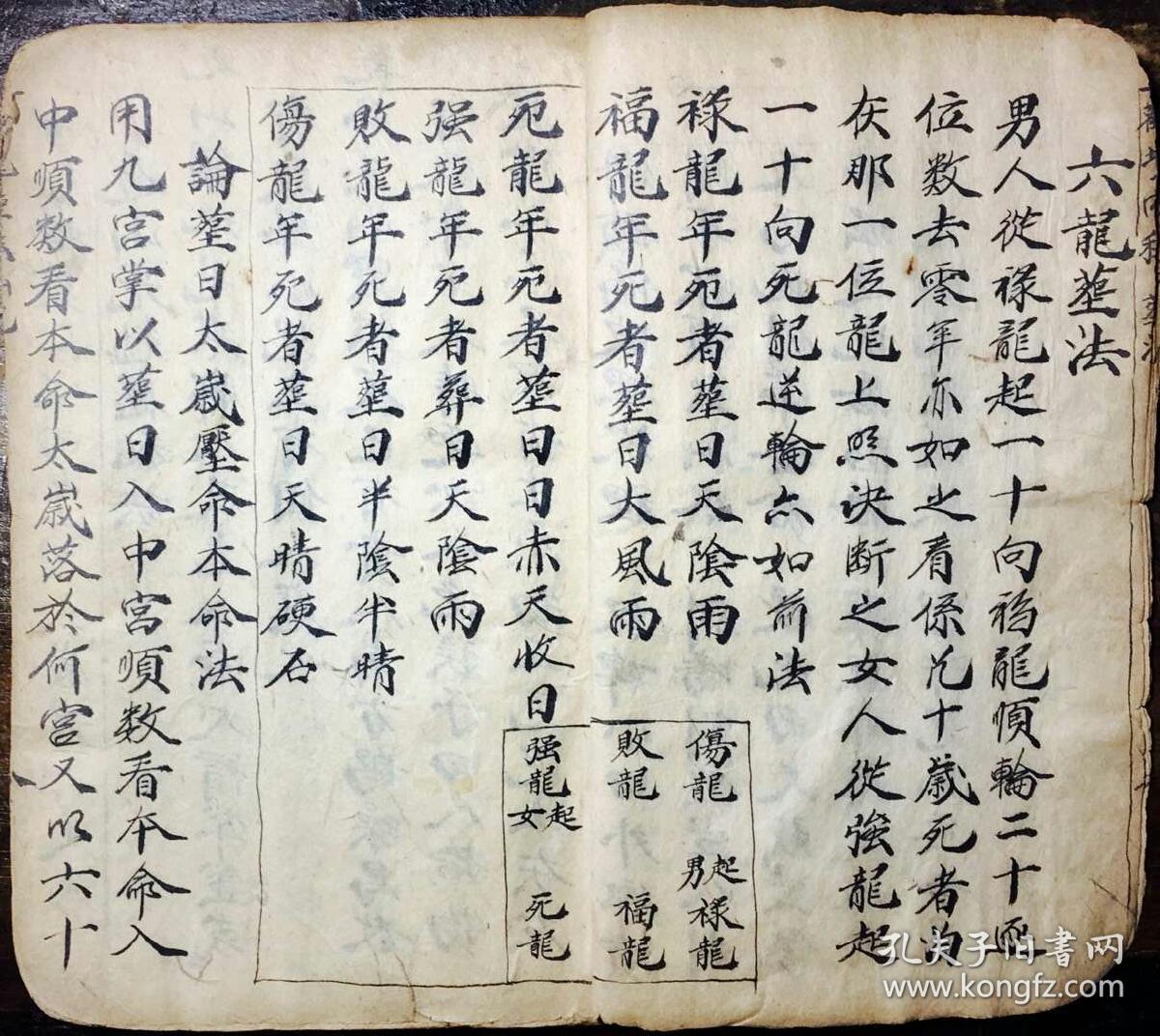 观坟内秘,六龙葬法,透山光尅应秘诀,论四大吉时摽星尅应,论十二时尅应
