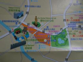 中英文对照 常州市区距离周边机场里程图 环球恐龙城,东方盐湖城,春秋