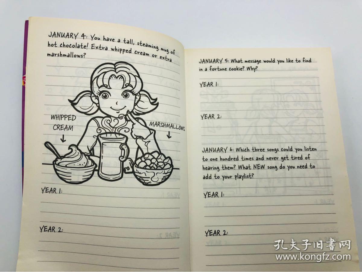 dork diaries omg: all about me diary! 英文原版《关于我的日记!》