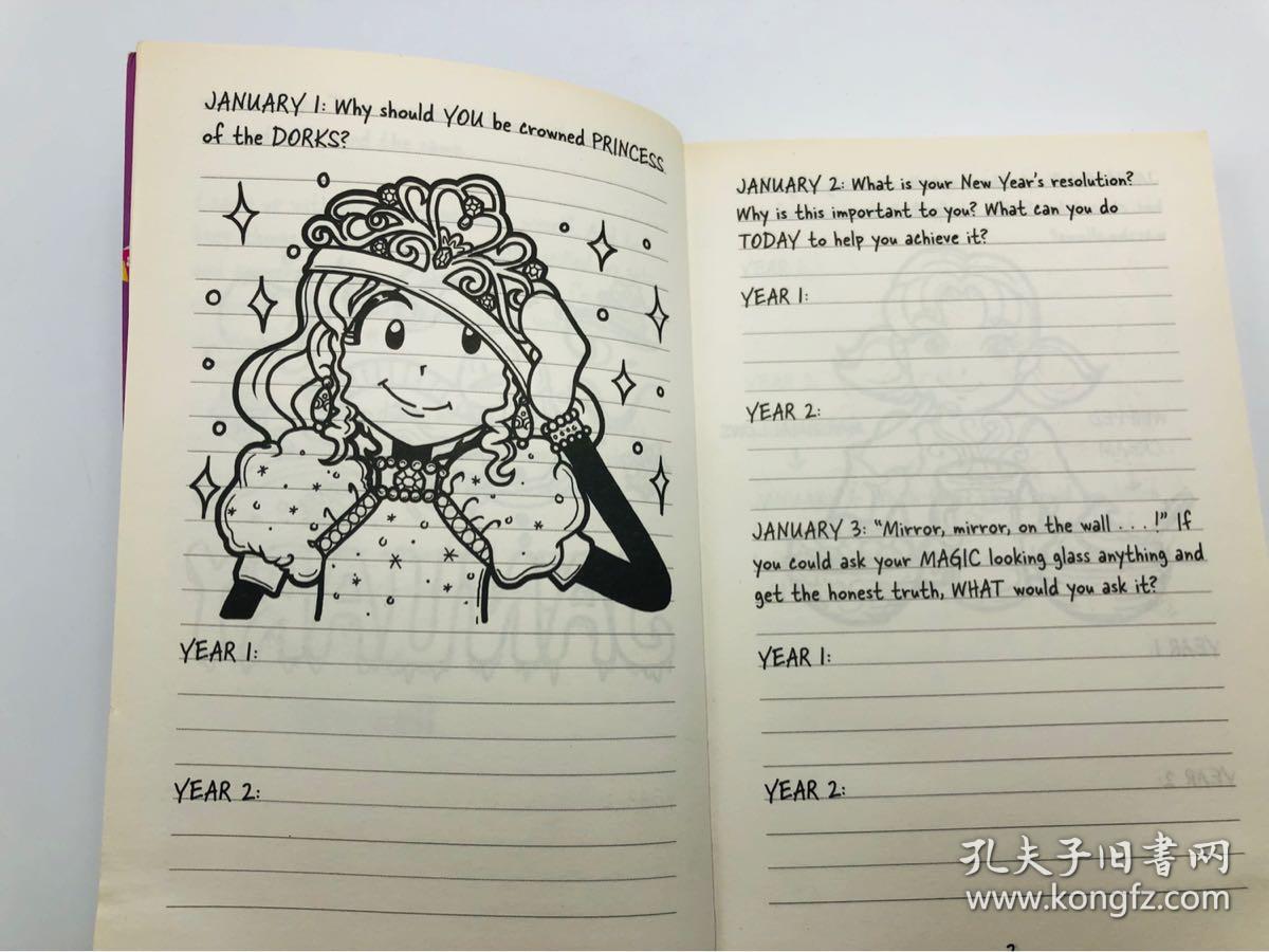 dork diaries omg: all about me diary! 英文原版《关于我的日记!》