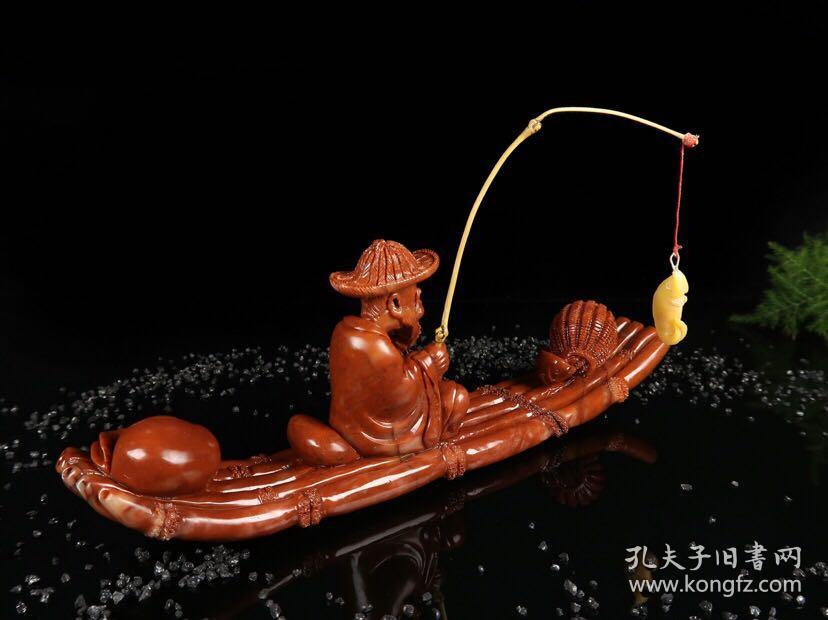 每下一网皆大丰收,拥有渔翁,生意兴旺,连连得利,寓意福相吉利