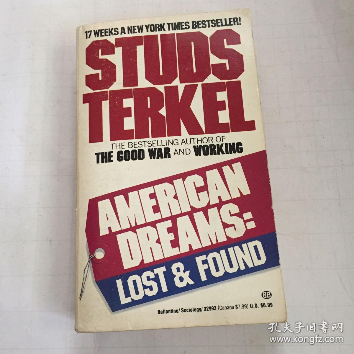studs terkel american dreams:lost and found