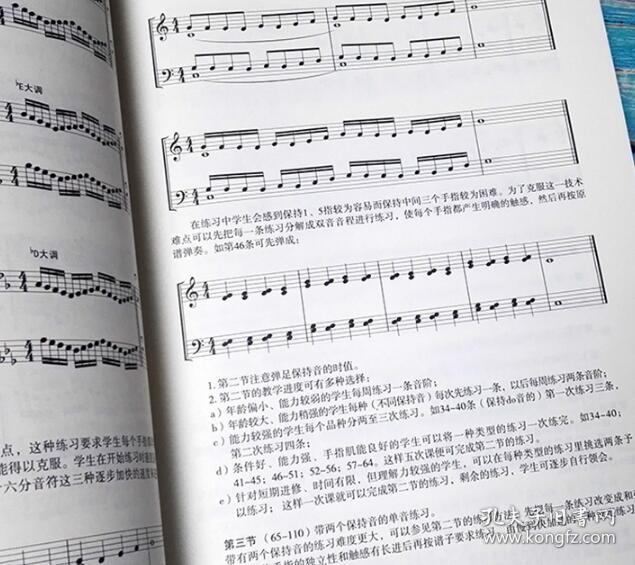 什密特钢琴手指练习 教学版 钢琴基础练习曲 钢琴初学教材基础教程