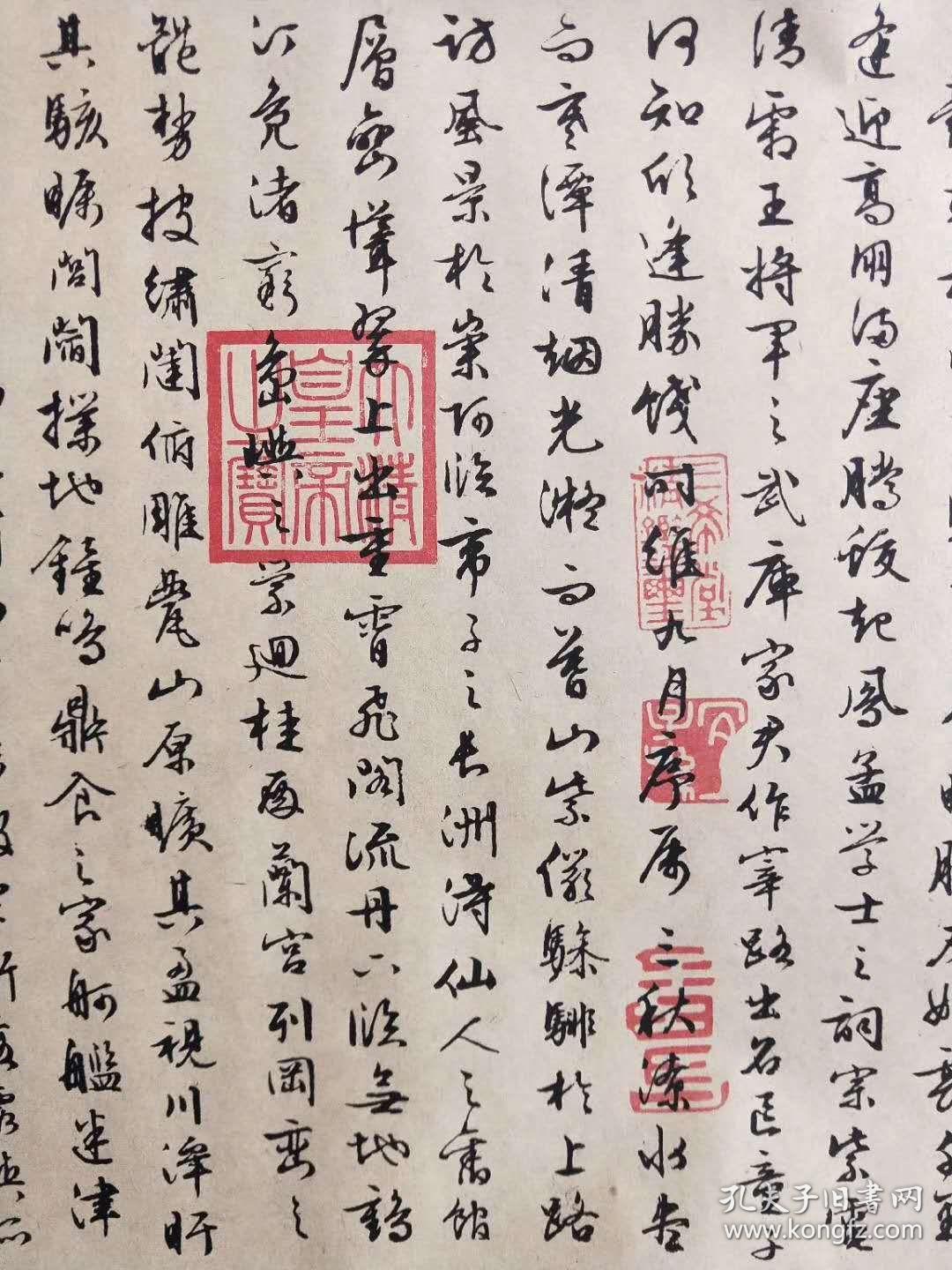 传世书法中国行书之王明朝江南四大才子之一的文征明手稿滕王阁序
