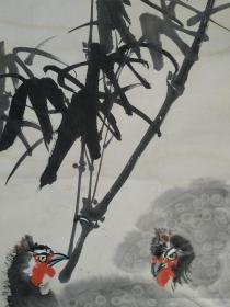 原南京军区空军司令部政治部主任裴如良国画《