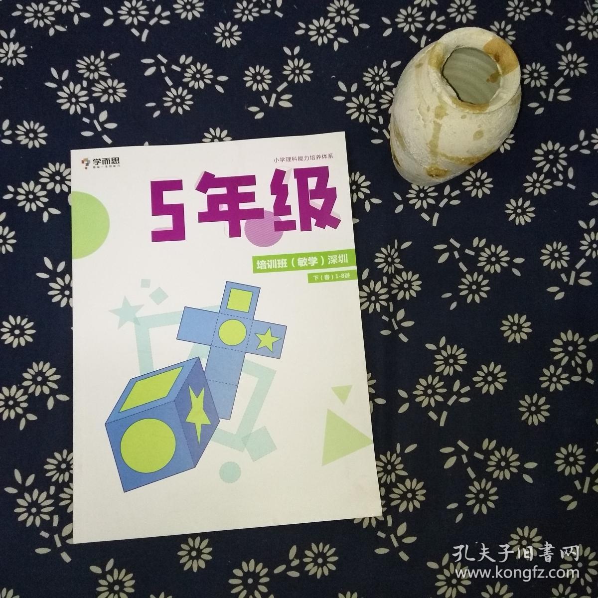 学而思 深圳 数学 5 培训班(敏学)下(春)1-8讲 小