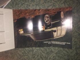 印刷精早期美美国切诺基Jeep产品宣传册（配以美国黄石国家骨公园壮美景观）漂亮！！