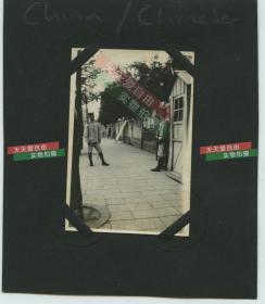 民国时期中国街头警察巡捕老照片，泛银