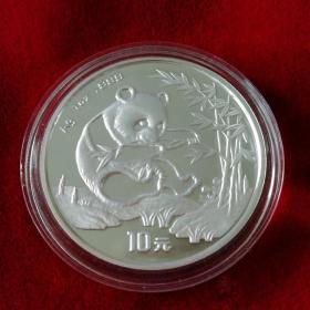 1994年1盎司熊猫银质纪念币