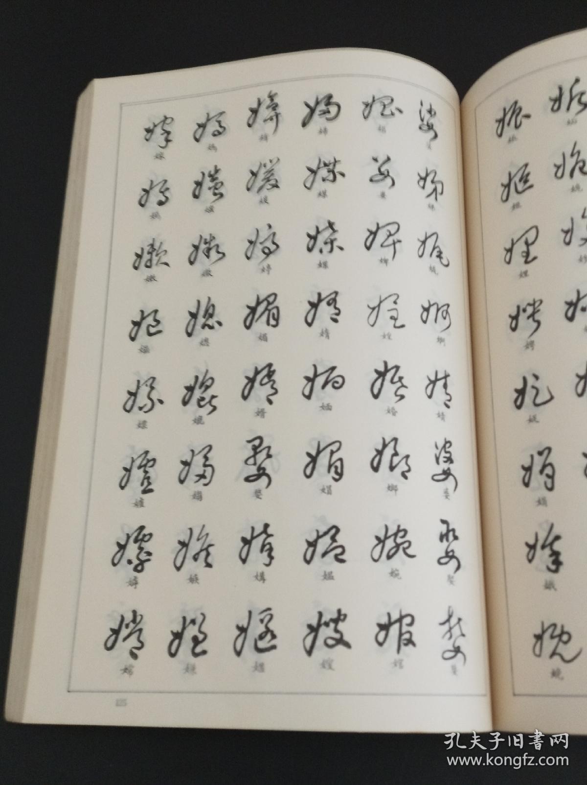 标准草书字案