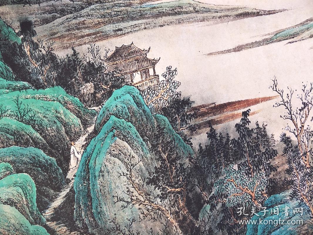 名人山水长卷画一幅2