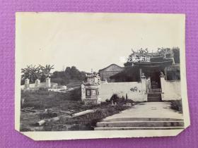 清代或民国 上海寺庙 老照片 （编号4）