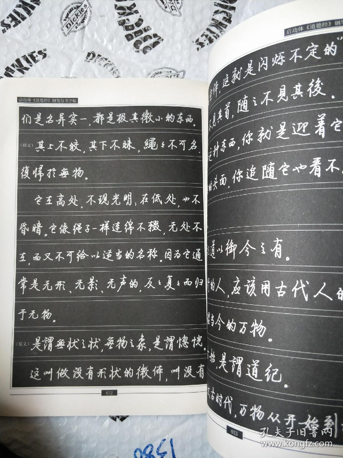 启功体钢笔字贴丛书:启功体《道德经》钢笔行书字帖