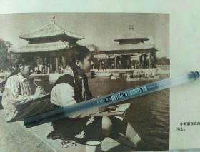 小画家在北海公园五龙亭写生图片