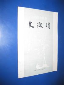 中国画家丛书        文征明