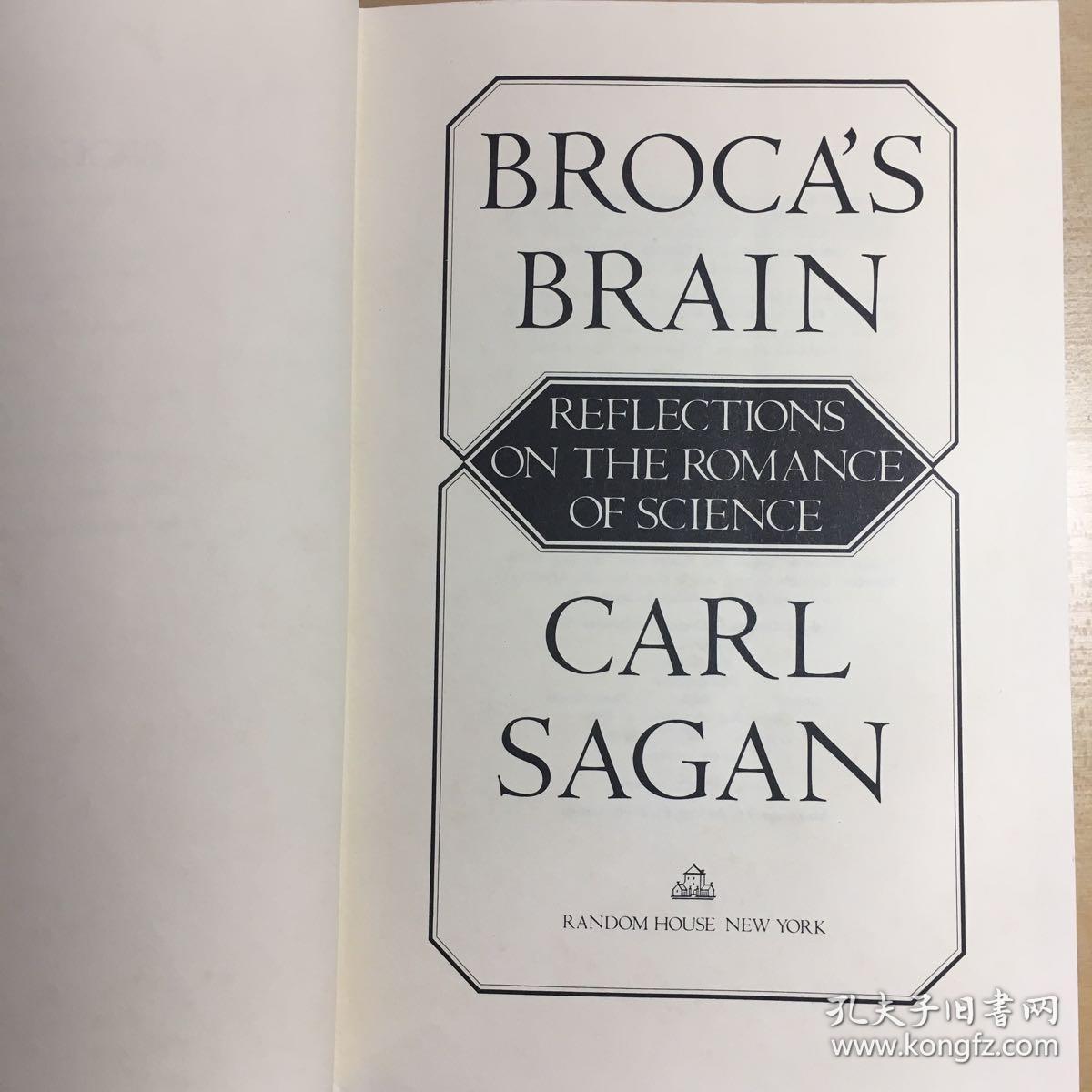 broca's brain reflections on the romance of science