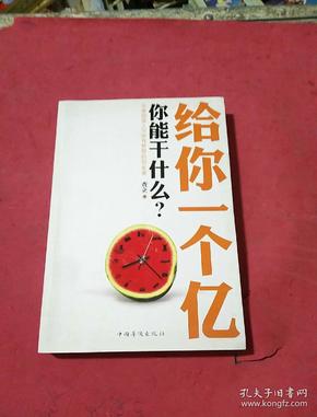 给你一个亿你能干什么? : 天使投资人写给有梦想的创业者