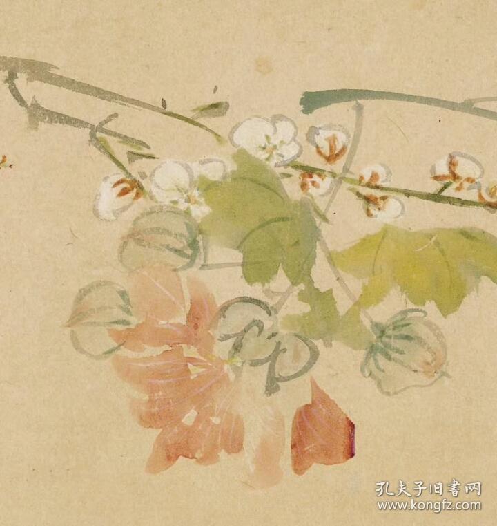 周之冕-群英吐秀图卷.纸本大小32.99*818.81厘米.宣纸原色微喷印制.