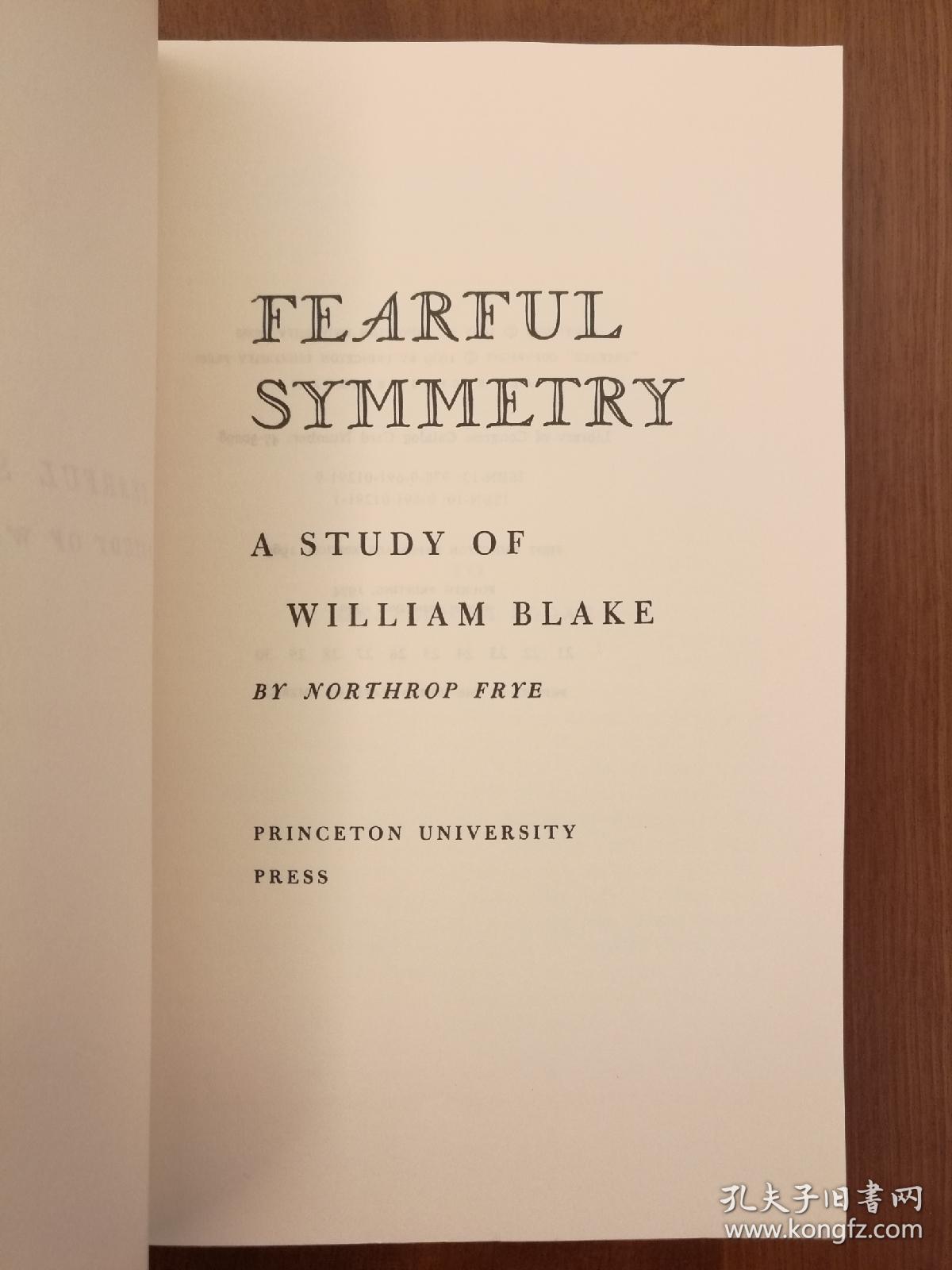 williamblake,williamblake图片 fearful symmetry: a study of william blake (new edition)
