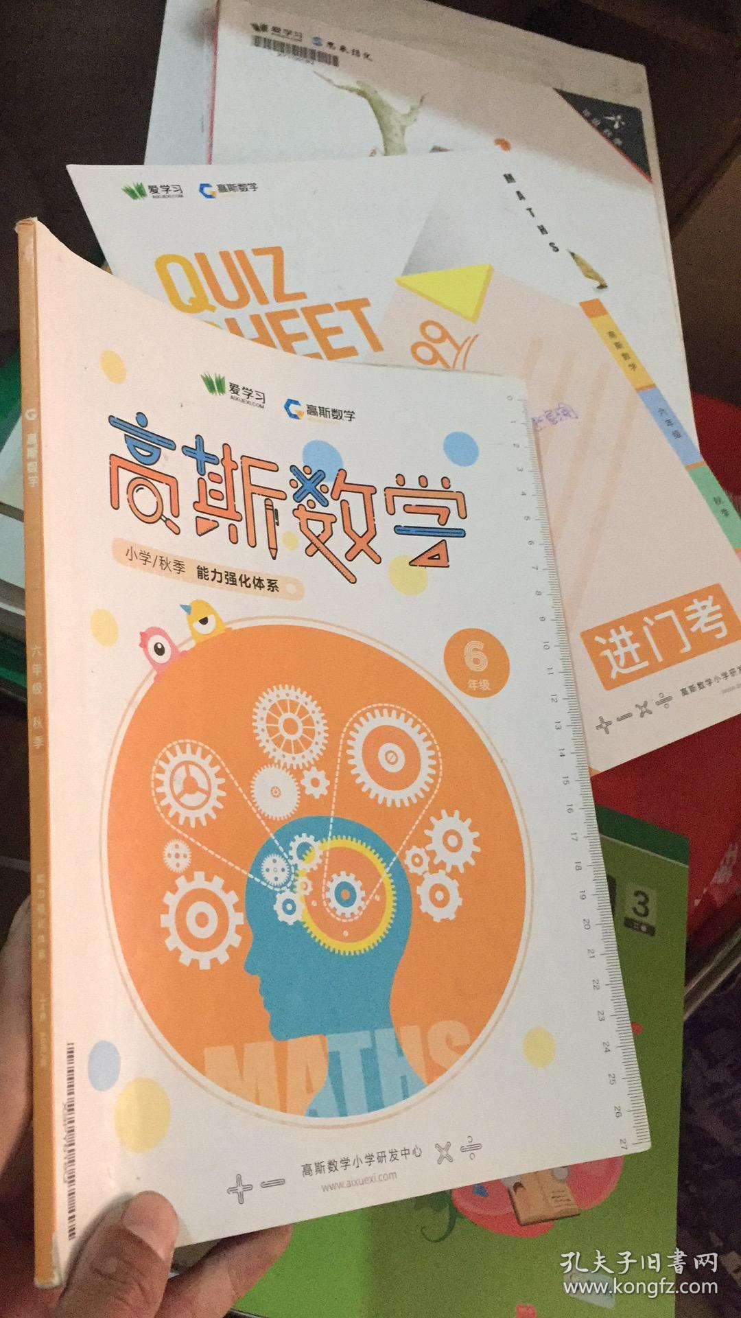 高斯数学 6六年级 秋季 能力强化体系+进门考