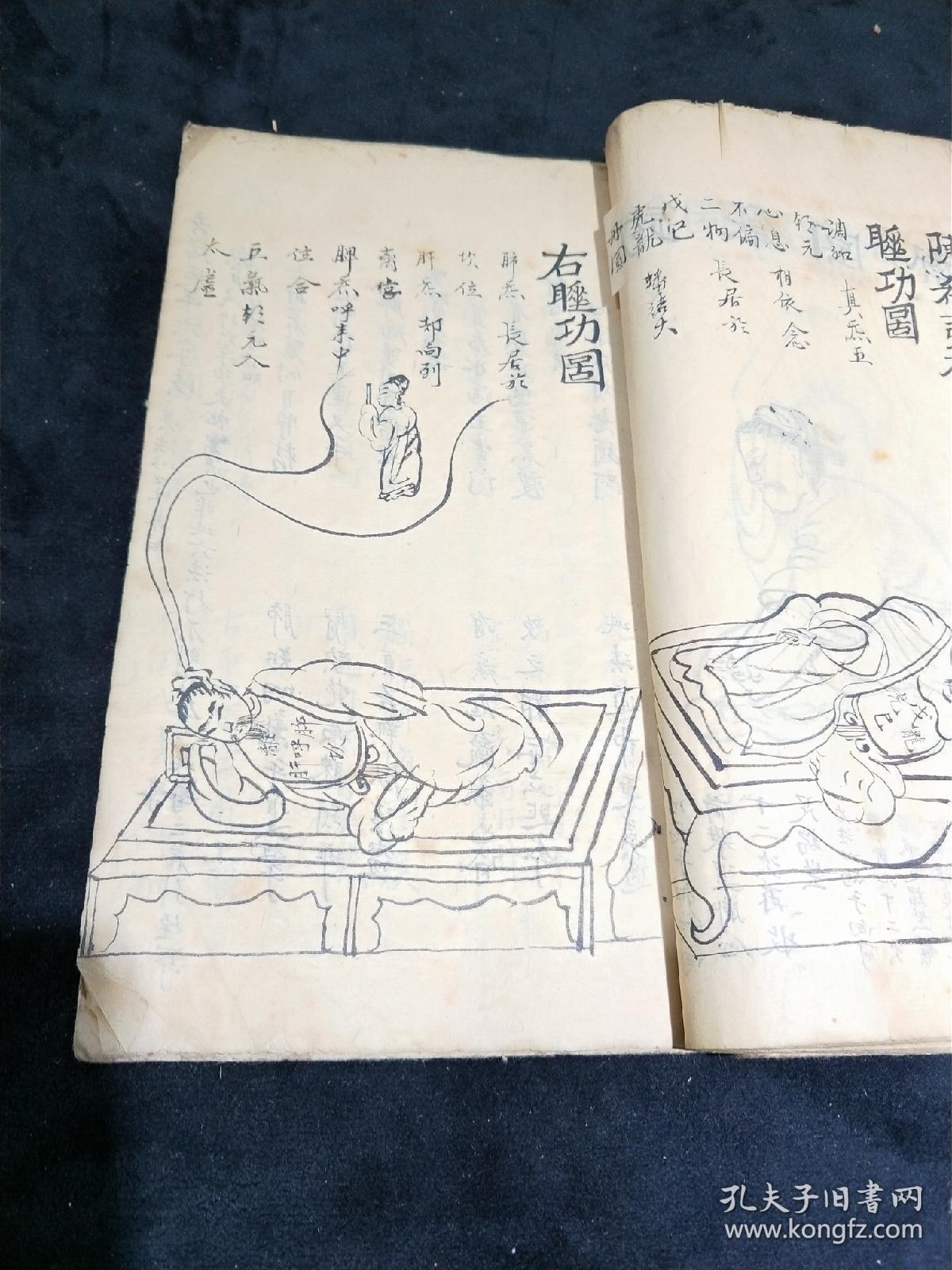 道家秘传内修功法道医孤本奇书南宫极玄秘语一册全多图