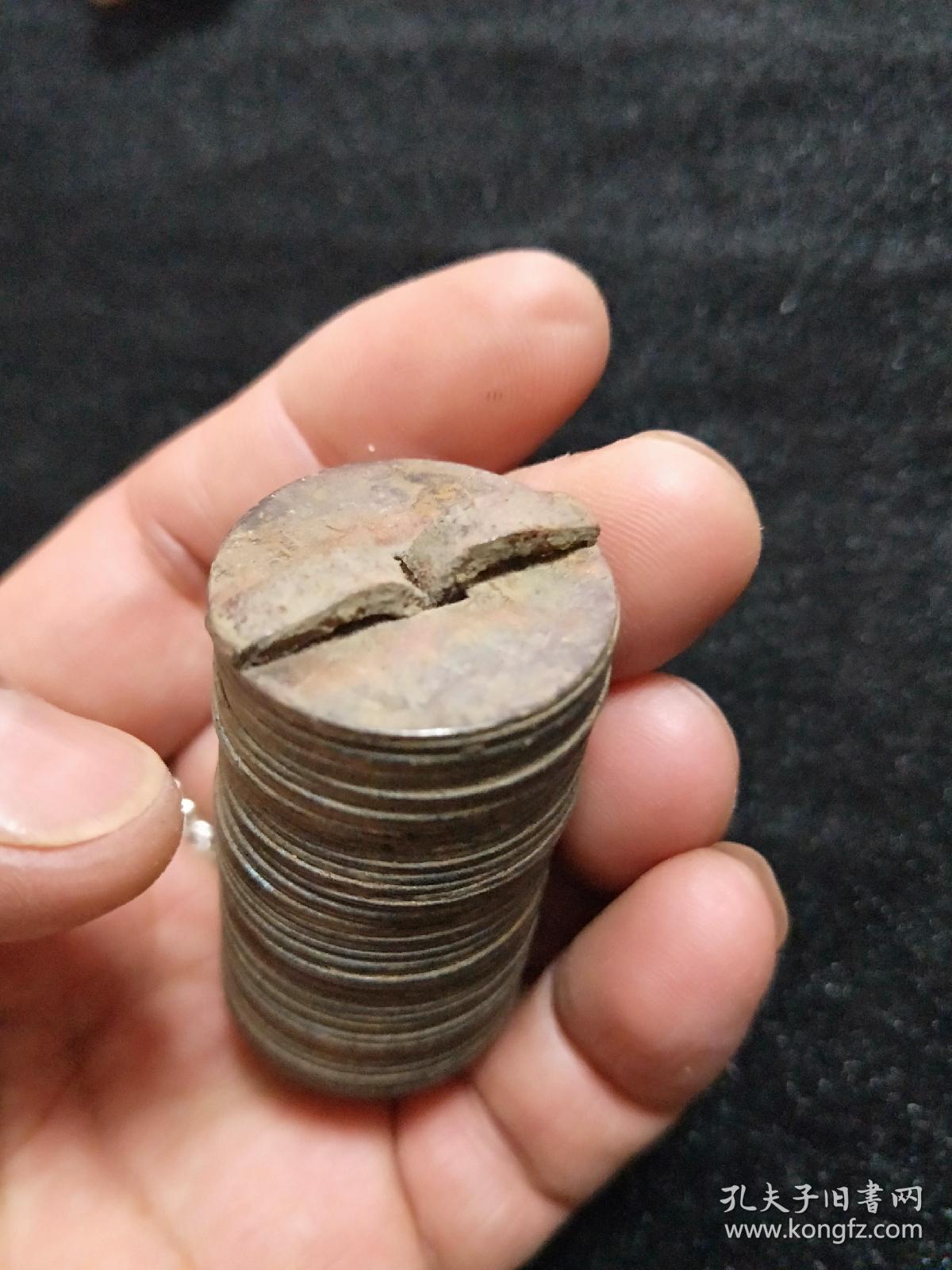 古币,大钱,一吊钱【筒子币】五十枚左右,