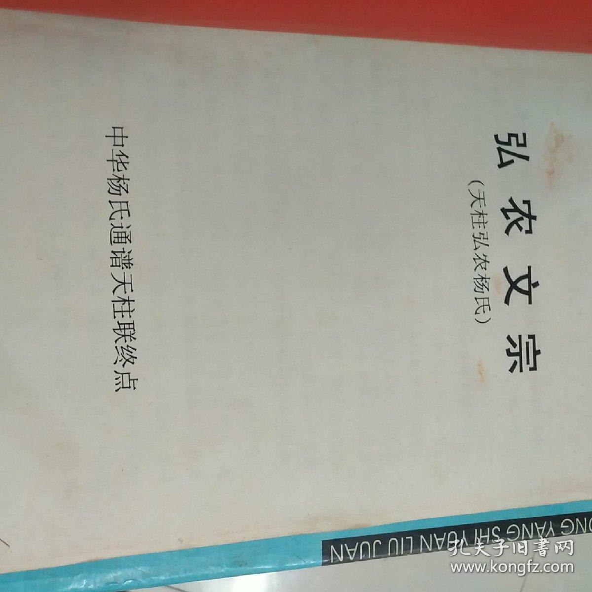 弘农文宗–––天柱弘农杨氏