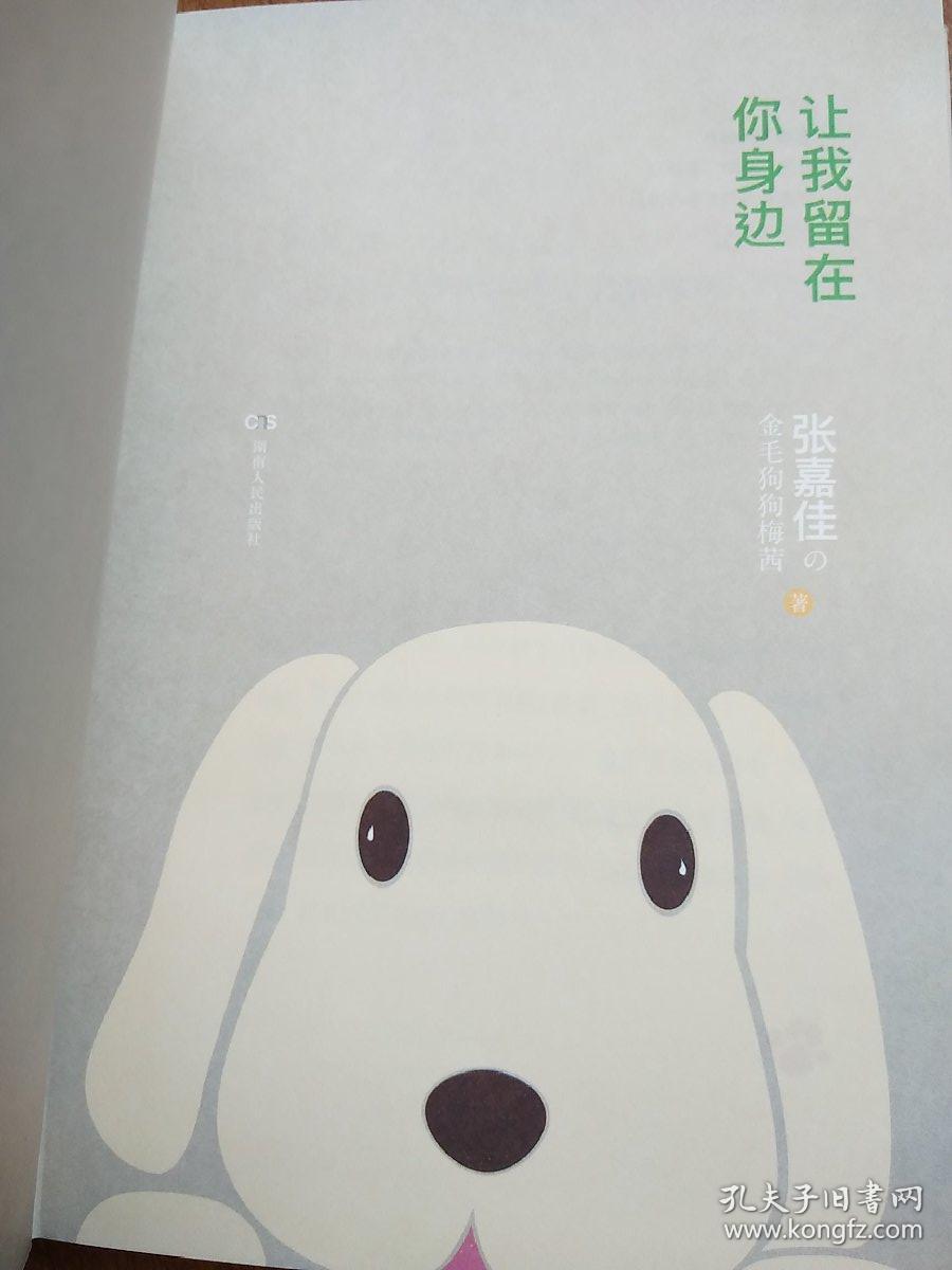 让我留在你身边,张嘉佳,金毛狗狗梅茜,著 正版有实体店,以图片为准