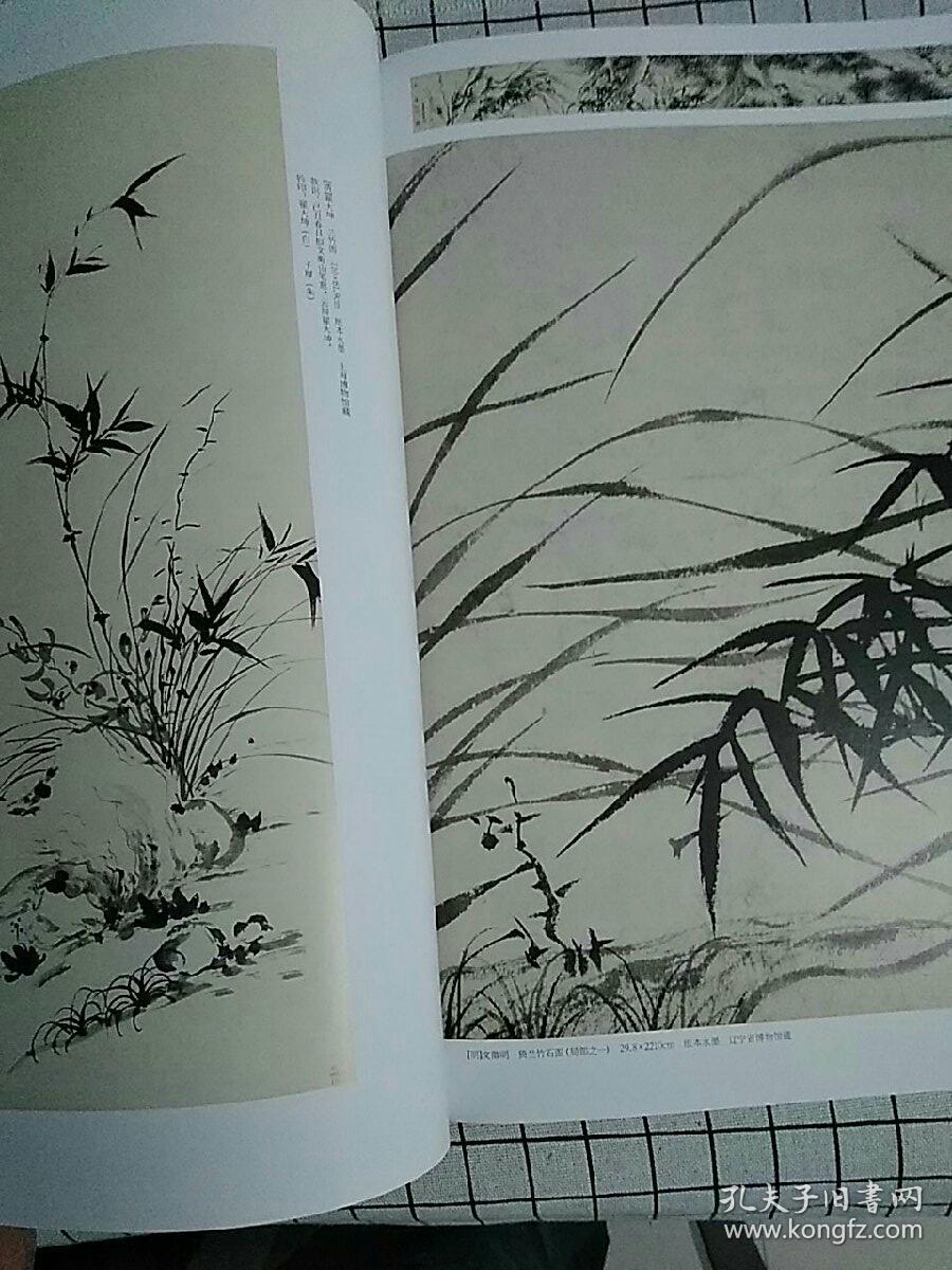 中华书画家杂志,兰花绘画专题(4-77页,内有3条加长拉页文征明兰草图)