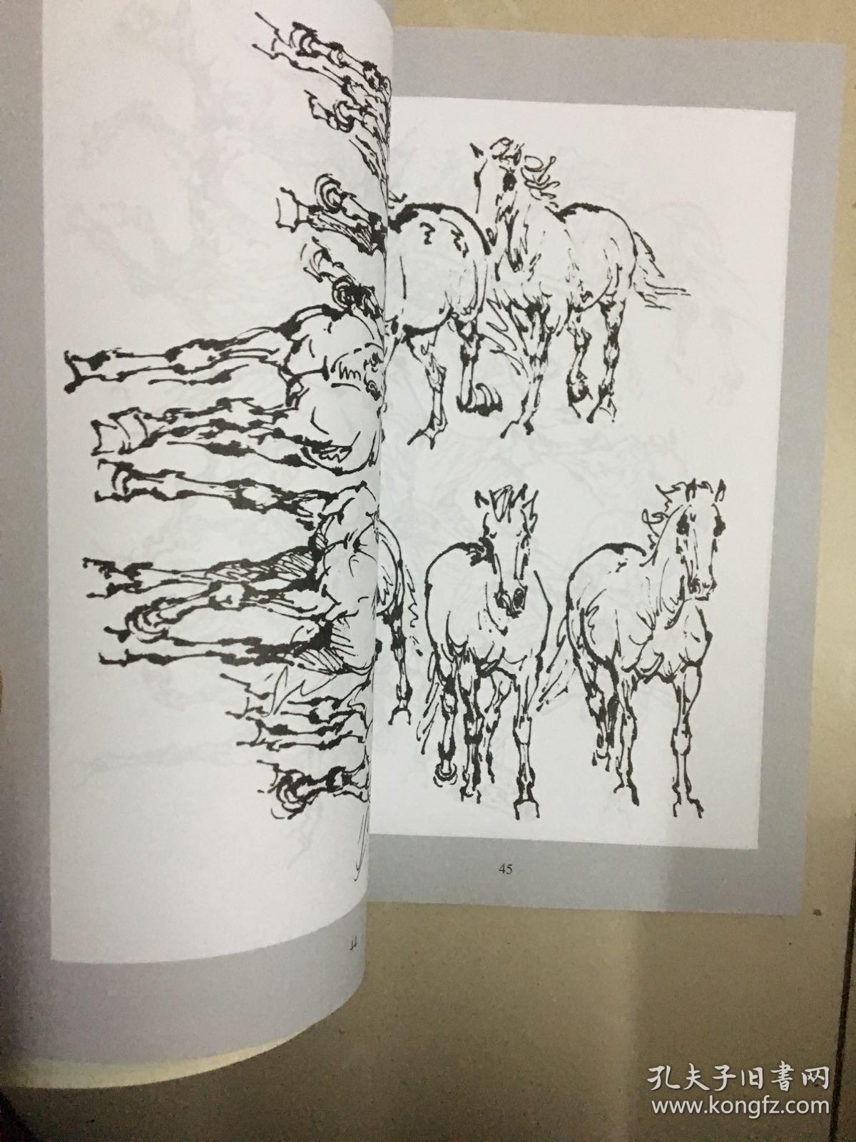 马:速写参考资料_何秀刚 绘_孔夫子旧书网