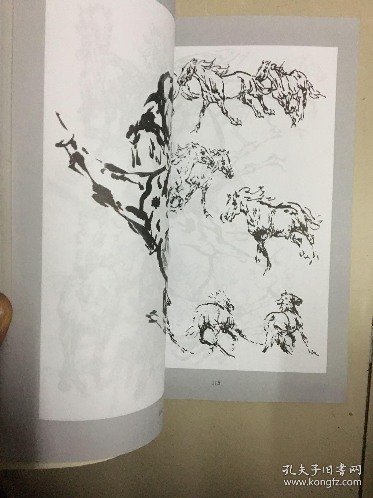 马:速写参考资料_何秀刚 绘_孔夫子旧书网