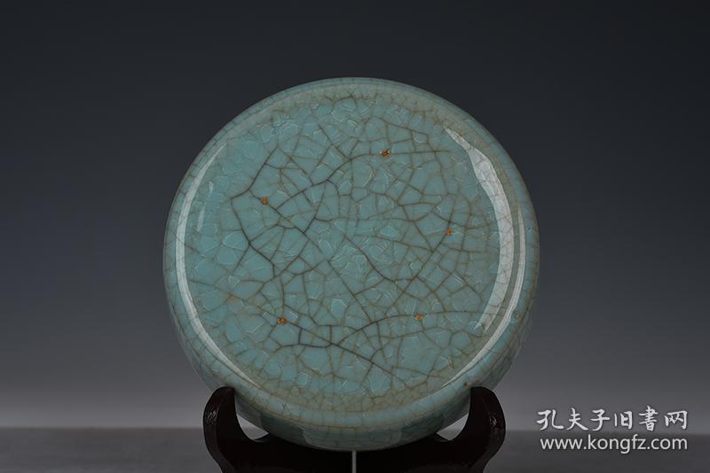 北宋汝窑天青釉冰裂纹圆洗28