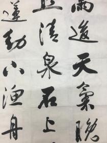 大尺寸 整张纸 田蕴章 行书 书法 品相佳 【纸本 尺寸