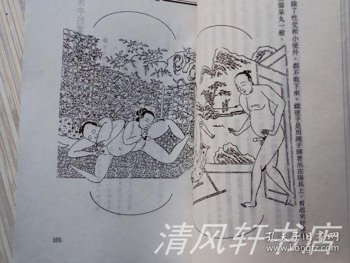 《中国古代性典诠释》2册合售【私藏 品佳】内有素女经.御女损益篇.