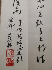 杨天开书法精品经折装保真出售