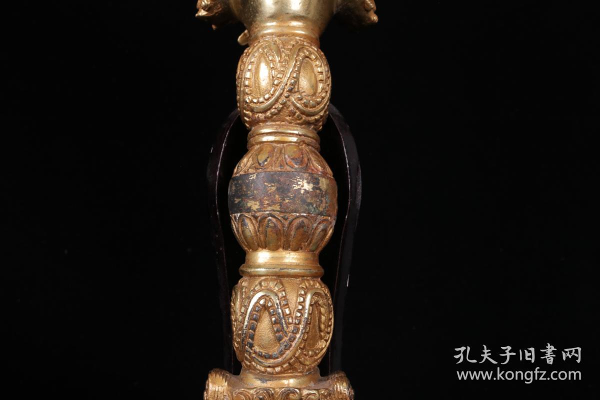 藏传佛教大尺寸金刚杵法器,极为少见