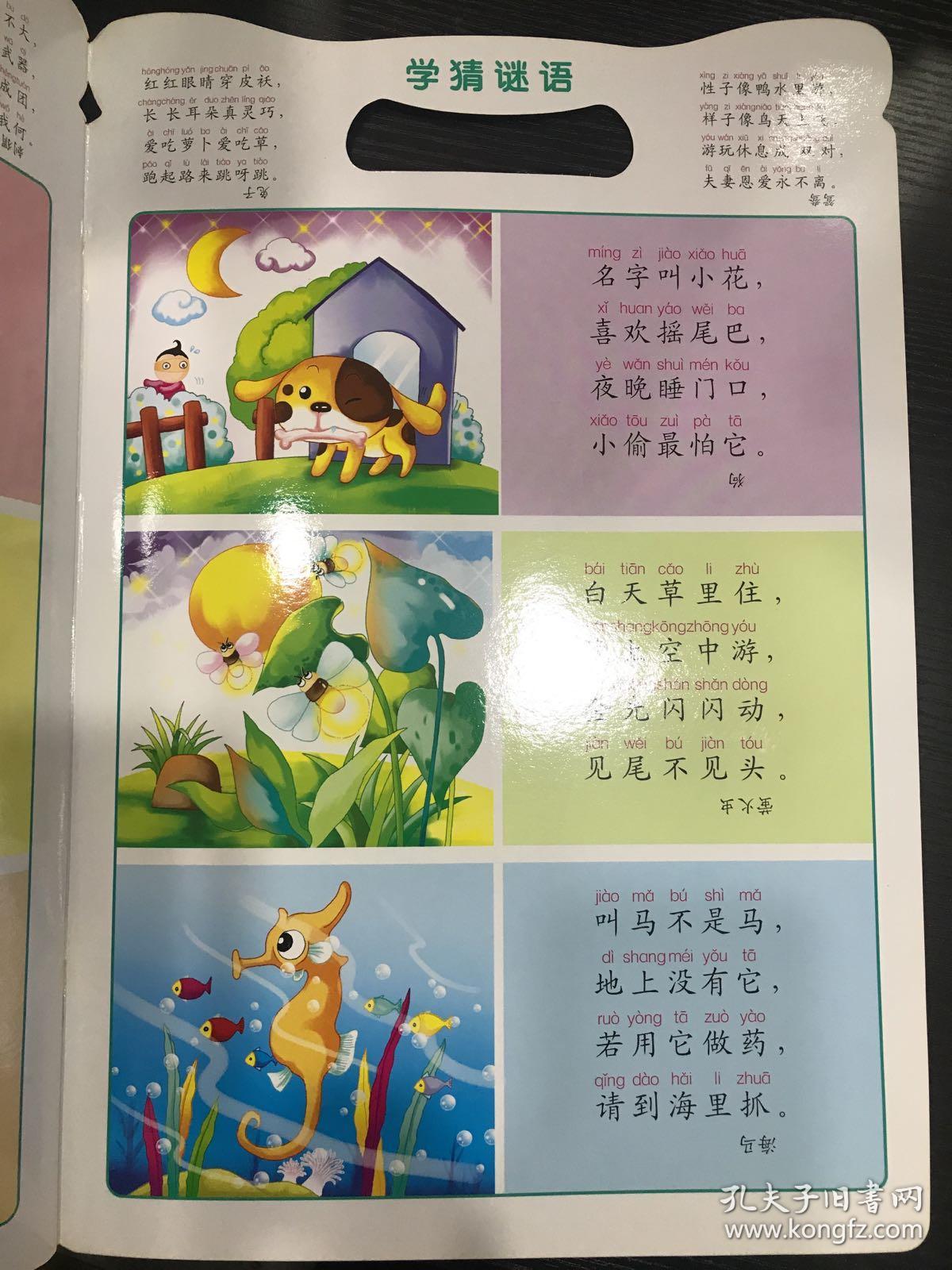 哈利熊宝宝知识挂图 学猜谜语 全脑开发智力启蒙图片