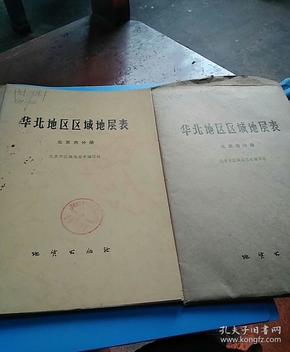 华北地区区域地层表(北京市分册)