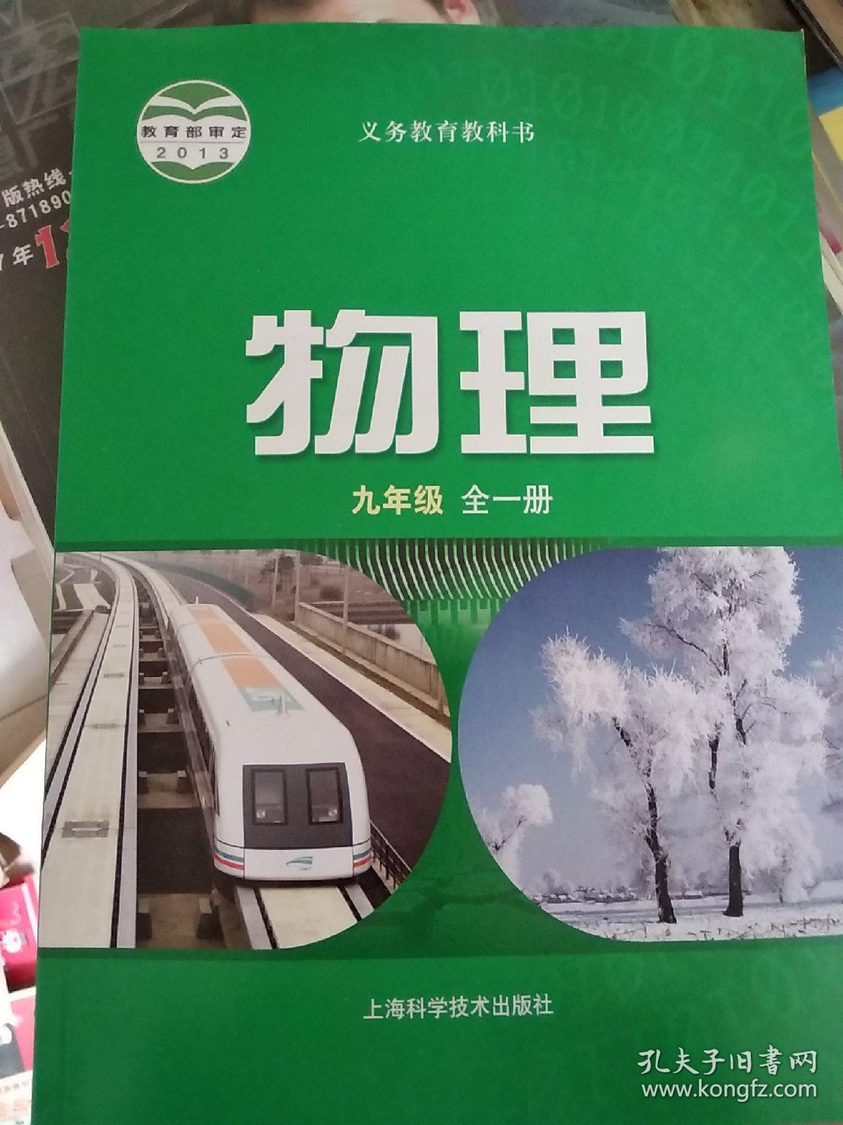 物理 九年级 全一册_上海科学技术出版社_孔夫子旧书网