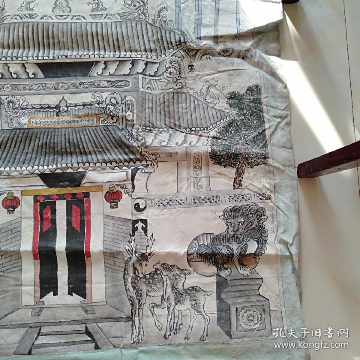 都是布做的,手工绘制