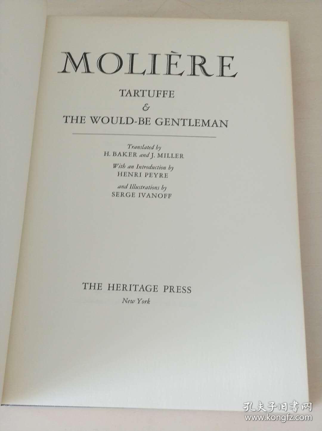 the would-be gentleman 《伪君子》《贵人迷》moliere 莫里哀戏剧