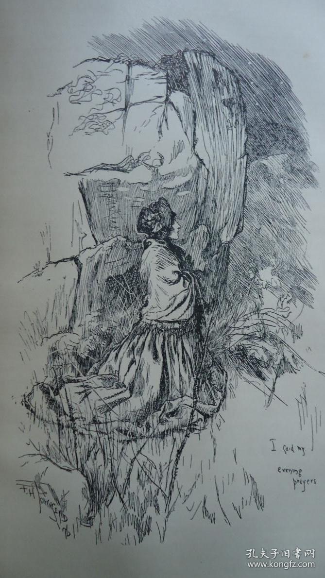 1897年charlottebrontejaneeyre汤森fhtownsend绘本简爱初版本大量