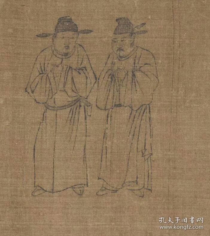 宋李公麟孝经图卷纸本大小346043厘米宣纸原色微喷印制定制产品不支持
